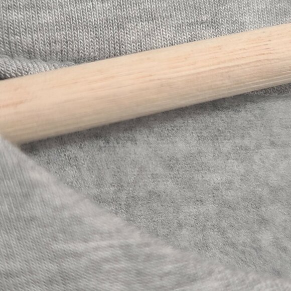 Lilla Doe Dress Womens Small Gray Jersey Knit Midi Long Sleeve Pockets Pullover - Picture 10 of 10